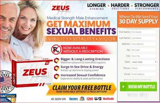 Zeus Male Enhancement – Male Enhancing Pills Increase Size and Girth