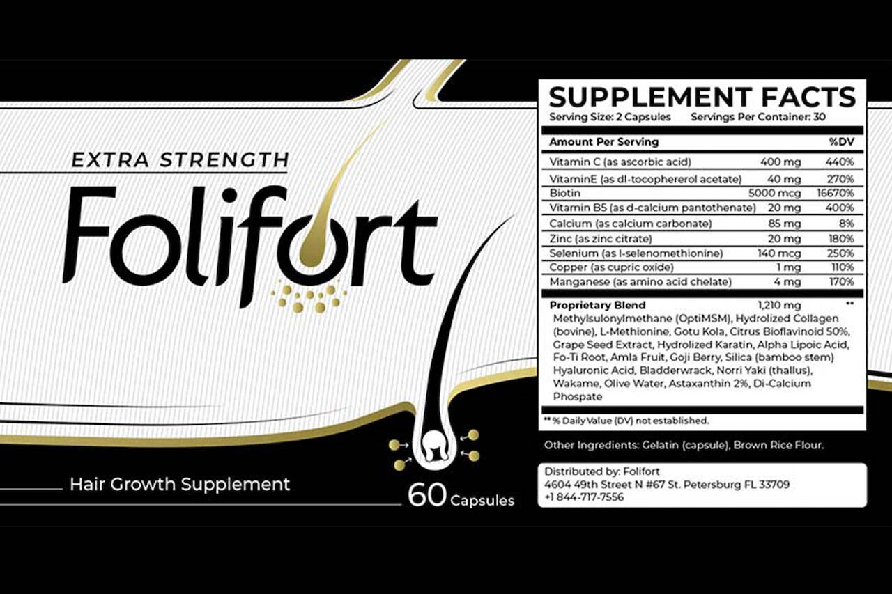 Folifort Reviews: Hair Regrowth Formula Ingredients, Price, Side Effects and Warnings – Business