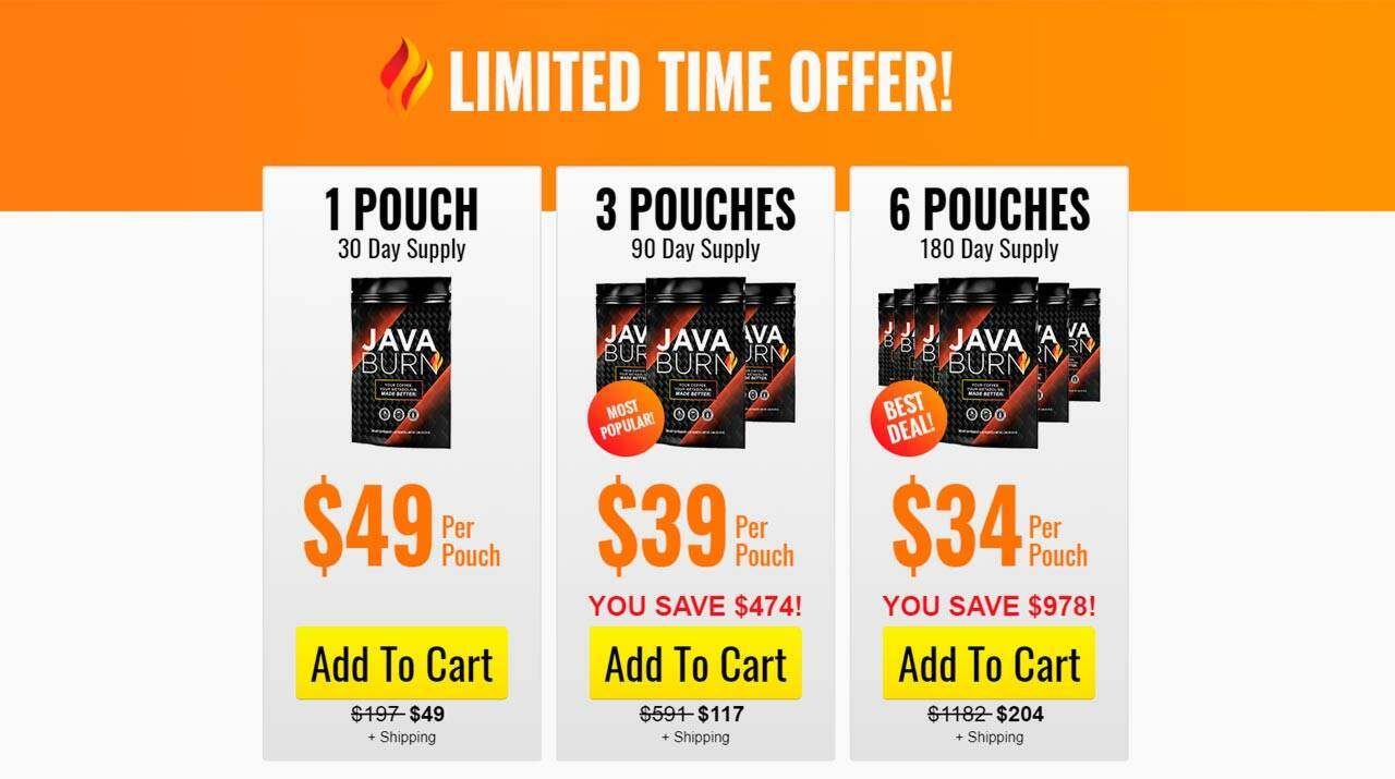 Java Burn Discount Price